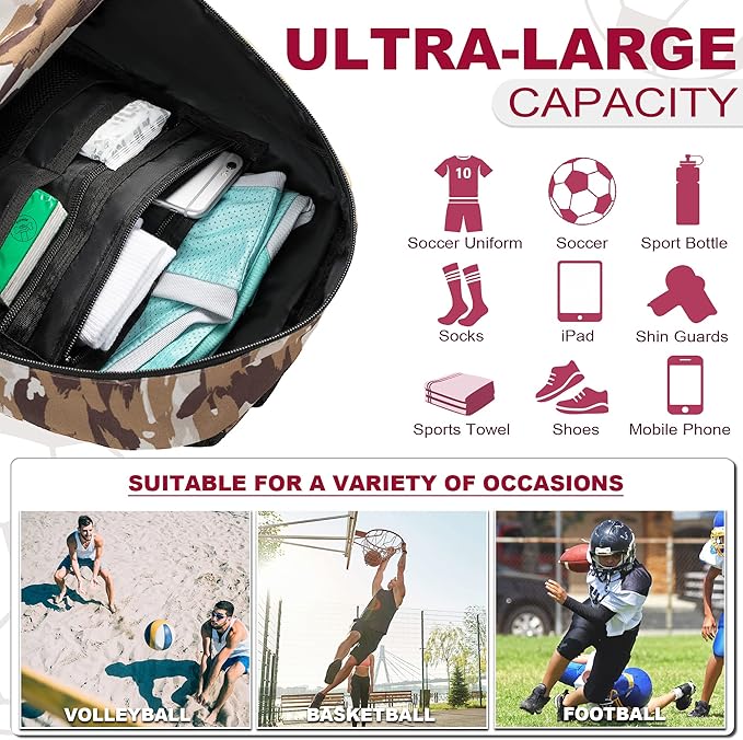 Himal Outdoors Soccer Bag-Backpack for Soccer