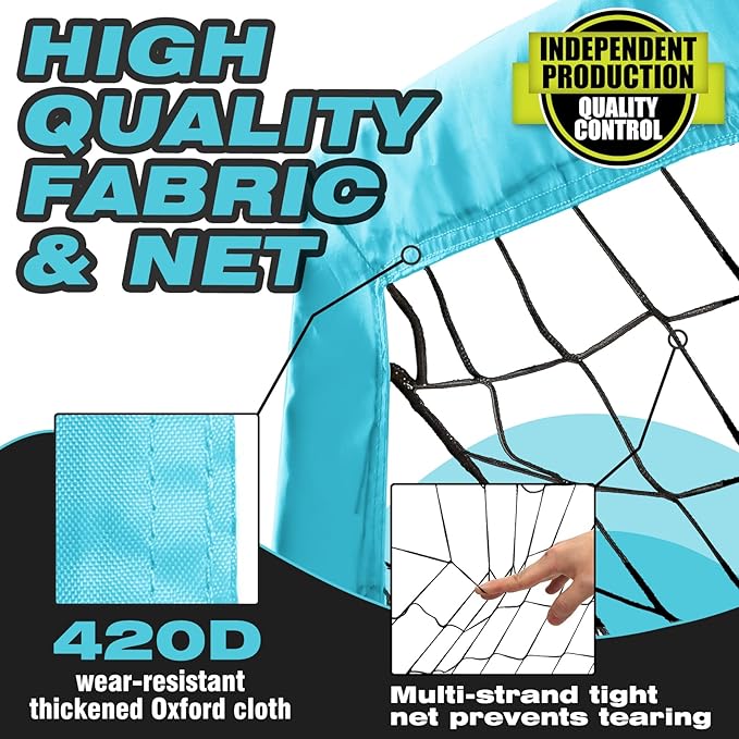 Kids Soccer Goal for Backyard 5×3, 6×4, 6×4, 9×5FT 9×5FT Easy