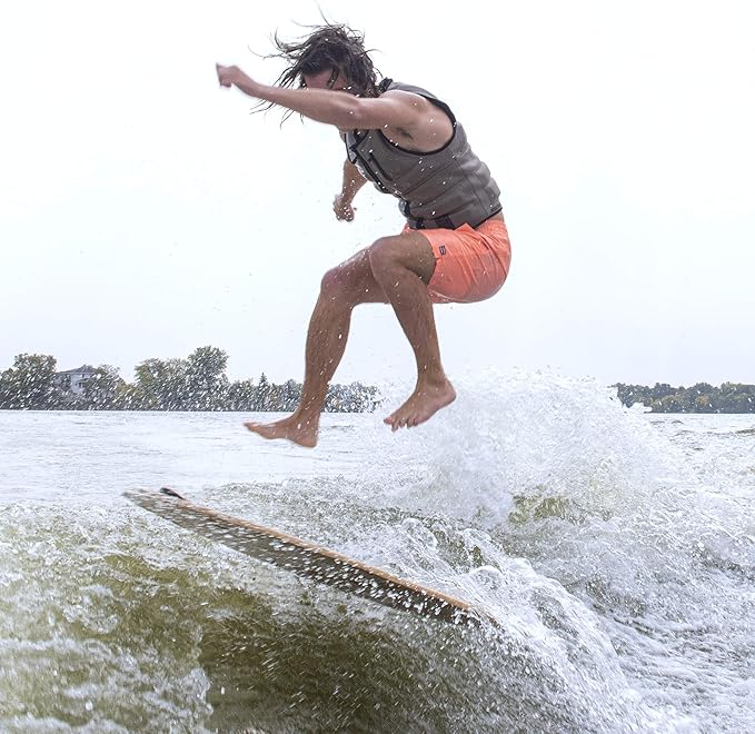 Mens Neoprene Wakesurf Comp Vest - Designed Exclusively for Wake Surfing, but Great for All Other Watersports Activities!