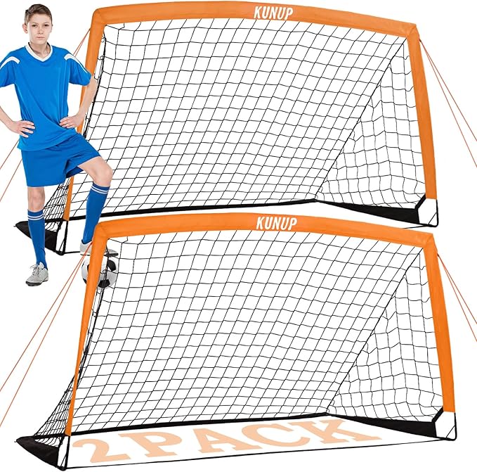Kids Soccer Goals for Backyard 5×3, 6×4, 6×4, 9×5FT 9×5FT 2 2 Pieces