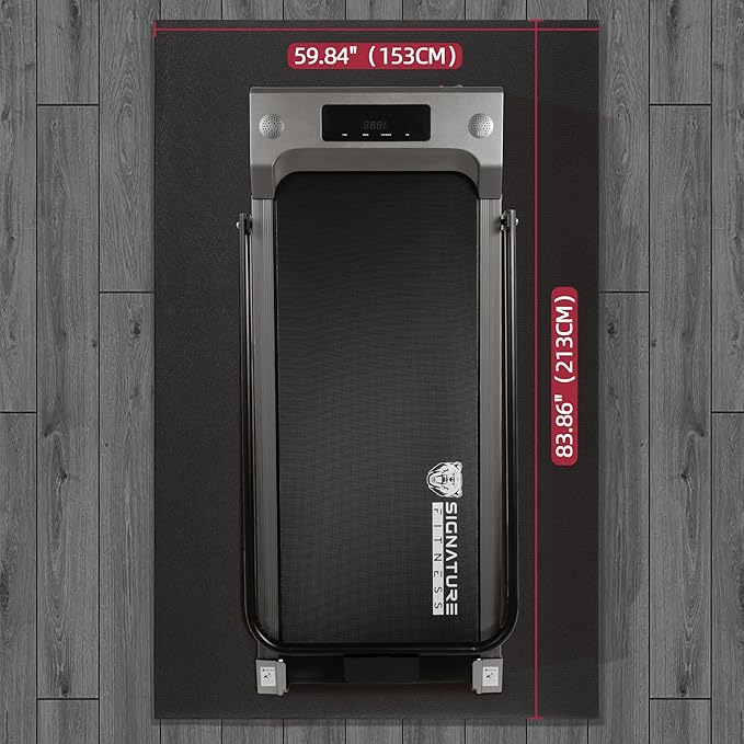 High Density Home Gym Treadmill Exercise Bike Equipment Mat 1/4" Thick,