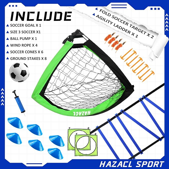 Kids Soccer Goal for Backyard 9x5 FT
