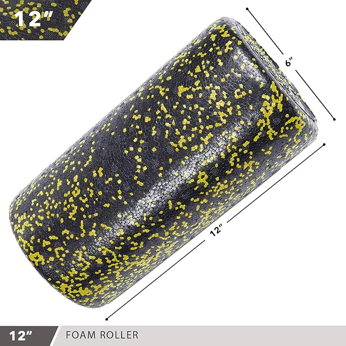 High-Density Round Foam Rollers - 4 Size and 8 Color