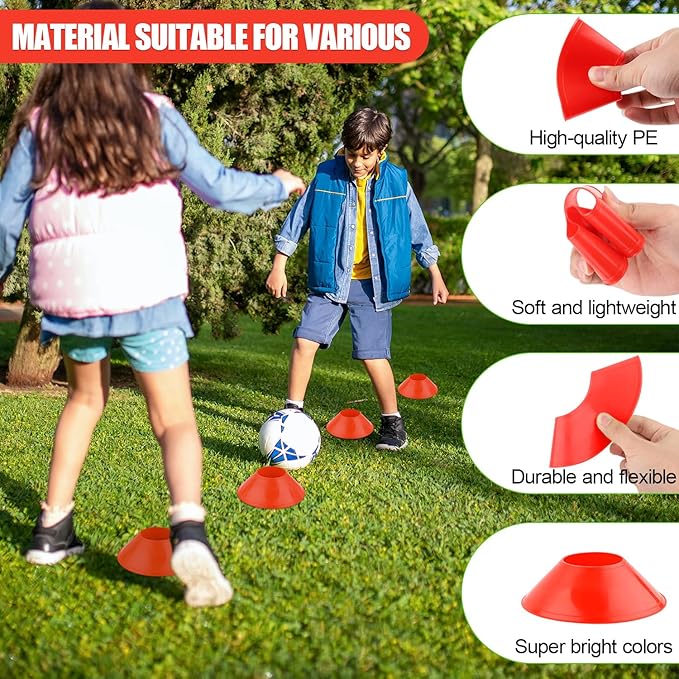 20pcs Soccer Cones for Training