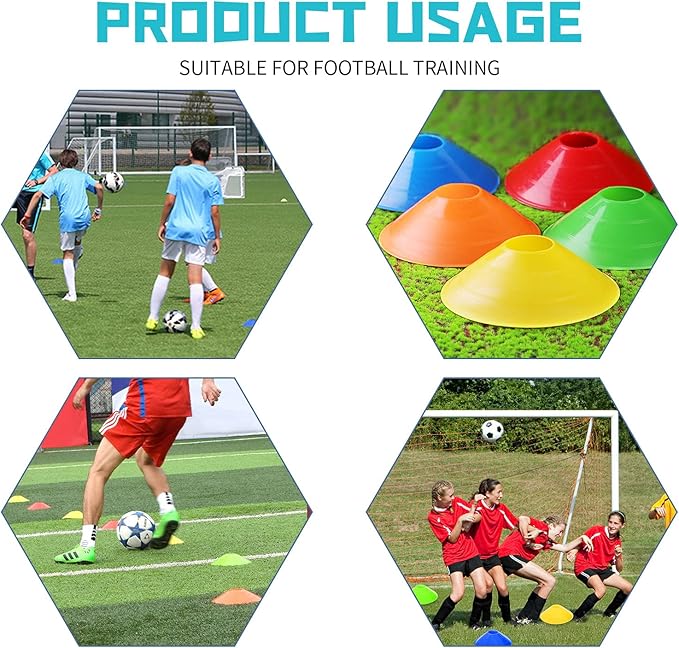 30 Pcs Disc Cones Training Cones Agility Soccer