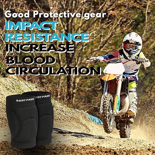 Bodyprox Volleyball Knee Pads for Junior Youth, 1 Pair Unisex (13-18 Years)