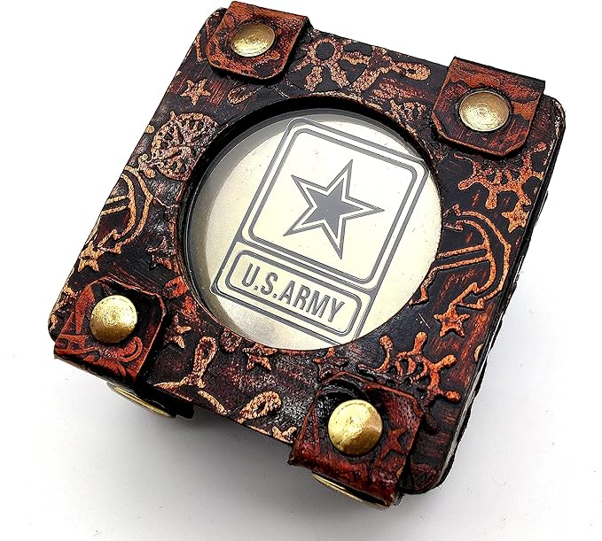 5MOONSUN5's US Army Engraved Brass Military Compass Nautical