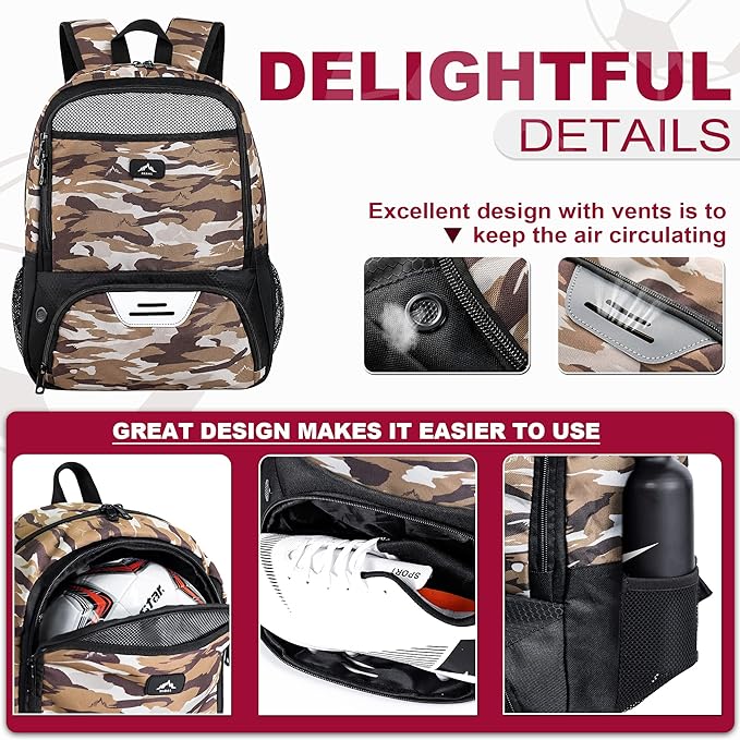 Himal Outdoors Soccer Bag-Backpack for Soccer