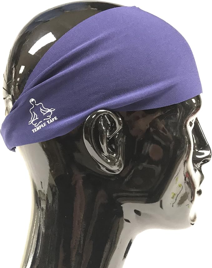 Headbands for Men and Women - Mens Sweatband & Sports Headband Moisture Wicking Workout Sweatbands for Running, Cross Training, Yoga and Bike Helmet Friendly