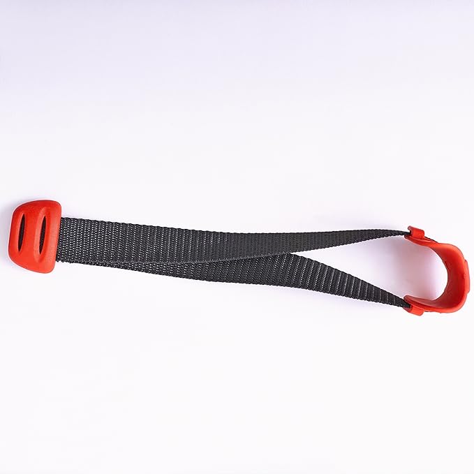 Lifeline Heavy Duty Door Anchor, Black/Red