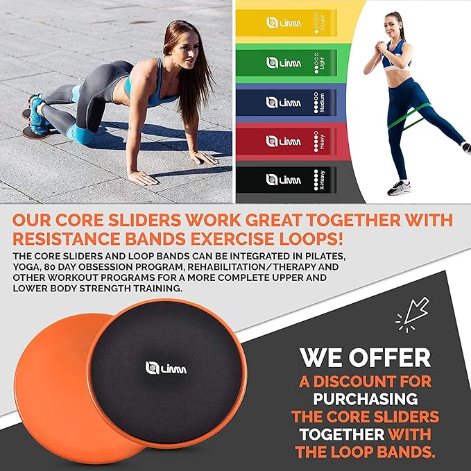 Limm Core Sliders for Working Out - Exercise 2) -
