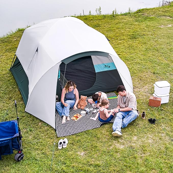 6/8/10/11 Person Camping Tent with Porch