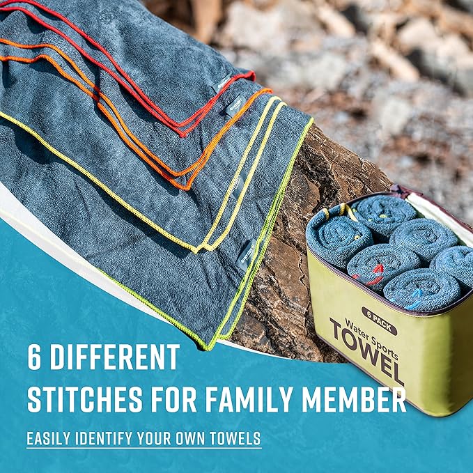 4Monster 4 Pack Microfiber Camping Towel Quick Dry