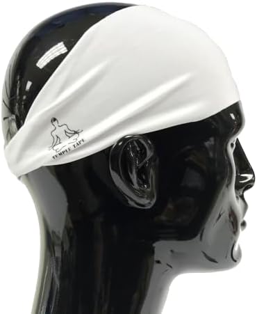 Headbands for Men and Women - Mens Sweatband & Sports Headband Moisture Wicking Workout Sweatbands for Running, Cross Training, Yoga and Bike Helmet Friendly