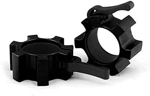 Metal Olympic Barbell Clamps 2inch Heavy Duty Exercise Collars 2" Barbell,Quick 1 Pair