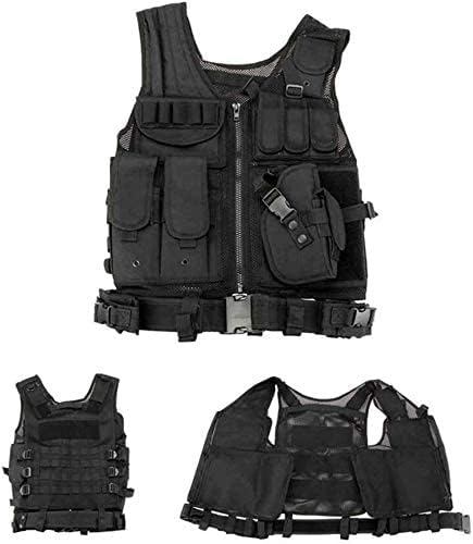 600D Tactical Airsoft Protective Vest for CS, Paintball Shooting