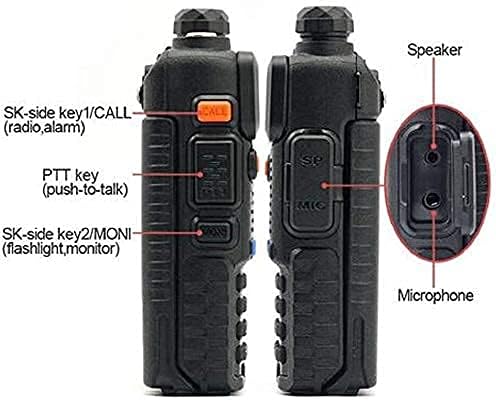 6 Pack Nicama Baofeng UV-5R Dual Band Two 144-148/420-450Mhz Walkie 1800mAh Li-ion