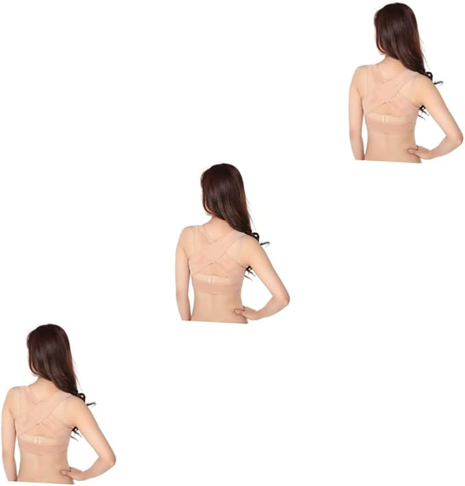 Healifty 2pcs Tank Tops Back Brace Womens Bras Push up Ladies Top Jacket Protective Gear Bracket Chest Support