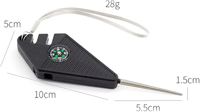 6-in-1 Survival Tool Pocket Knife Sharpener
