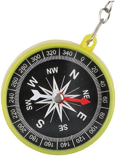 6 Pcs Compass Keychain