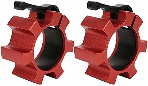 Metal Olympic Barbell Clamps 2inch Heavy Duty Exercise Collars 2" Barbell,Quick 1 Pair