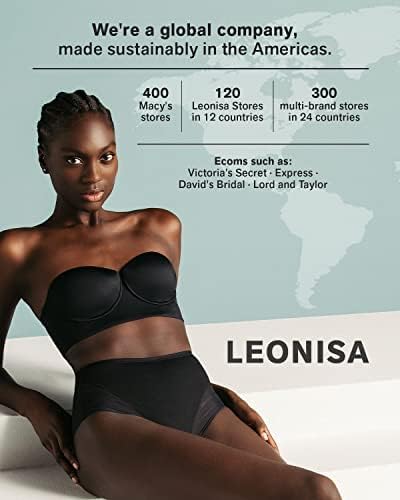 Leonisa Women's Posture Corrector Wireless Back Support Bra, White, 38C