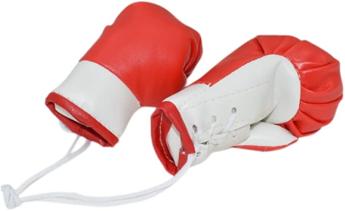 Mini Boxing Gloves - Miniature Accessories for Hanging Bag, Decorative Toys for Home, Car, Christmas Party Decor