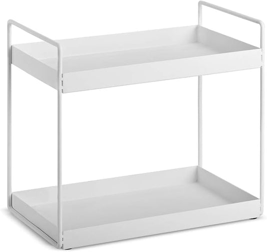 2-Tier Bathroom Countertop Organizer Vanity Tray Cosmetic &