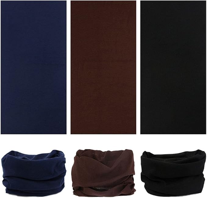 Headband Neck Gaiter Head Wrap Headwear Face Mask Magic Scarf Bandana for Men and Women