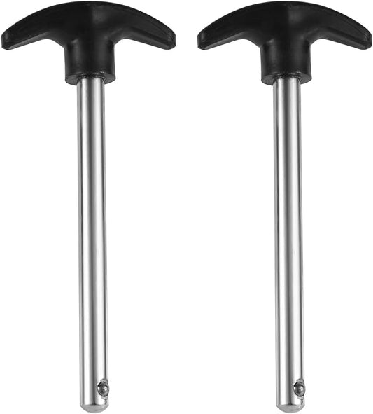 2pcs Weight Stack Pin - 3/8 Inch Diameter 6 Inch Locking Space Universal Selector Loading Pin for Home Gym Exercise Machine Accessories