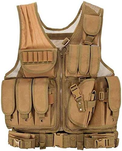 600D Tactical Airsoft Protective Vest for CS, Paintball Shooting