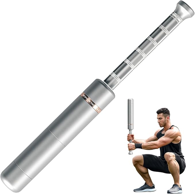 Adjustable Macebell Clubbell for Strength Training, 6/8-in-1 Premium Steel for Full Body, Muscles, Shoulder, Grips & Forearms Workouts