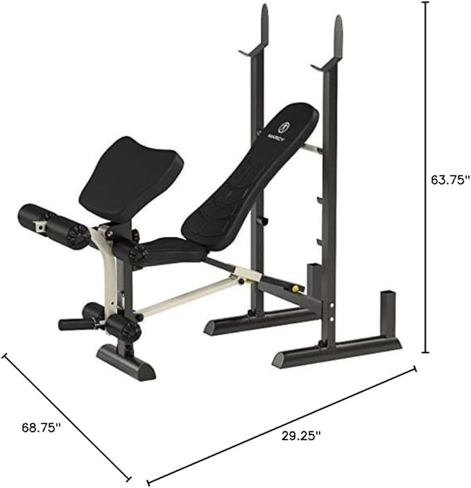 MARCY Adjustable Weight Bench - Incline 600 lbs MWB-20100