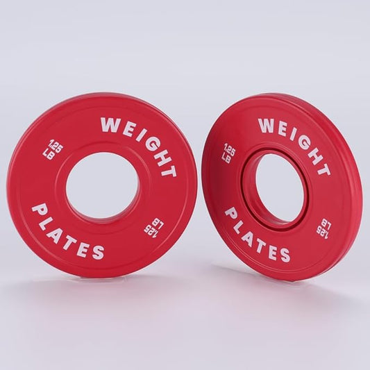 2 In Change Plates 1.25LB 2.5LB 5LB 10LB Fractional Weight Plates,Bumper Plates for Weight Lifting,Strength Training Gym Home,Rubber Coating
