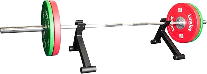 Luwint Mini Barbell Jack/Chain Collars with Loop