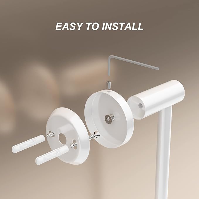 Adjustable Single Bath Towel Bar 16 to 27.6 Inch Kitchen,1" Tube