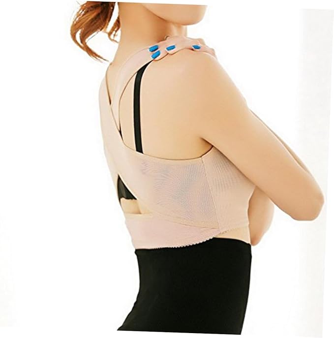 Healifty 2pcs Tank Tops Back Brace Womens Bras Push up Ladies Top Jacket Protective Gear Bracket Chest Support