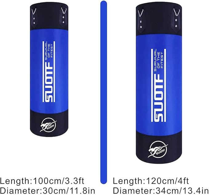 Heavy Punching Bag Boxing Bags for Adults Kids Unfilled Punching Bag with Chains