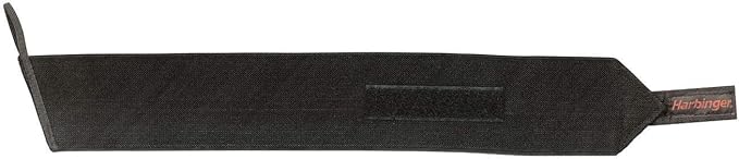 Harbinger Pro 20-Inch WristWraps with Thumb Loop for Weightlifting (pair) , Black
