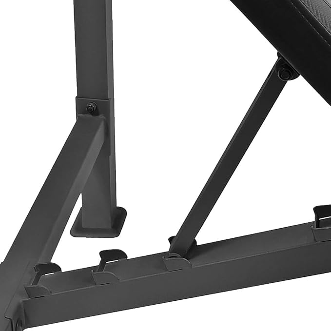 Marcy Competitor Adjustable Olympic Weight Bench with Leg Developer for Weight Lifting and Strength Training CB-729, Black