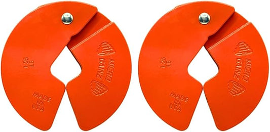 Micro Gainz Dumbbell Fractional 1.25lb Weight Plate, Ideal for Micro Loading, (Choose Color) 2 Piece Fractional Weight Plates, Designed for Dumbbell Training, Made In USA