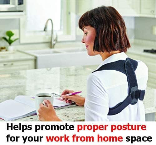 ACE Brand Posture Corrector, Posture Correction, Adjustable, Hook-and-Loop Shoulder Straps Provide Secure Fit, Posture Support Fits Discreetly Under Clothing, One Size Fits Most
