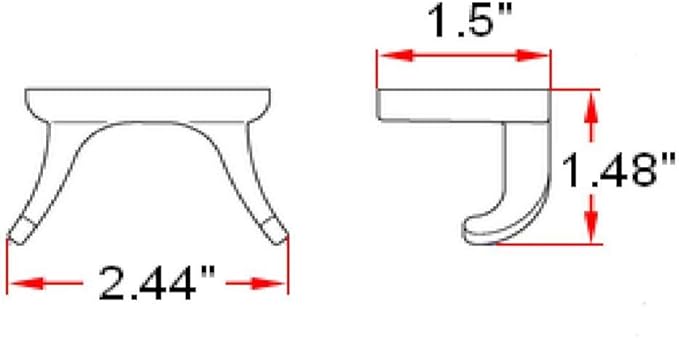 Millbridge Double Robe Hook in Satin Nickel