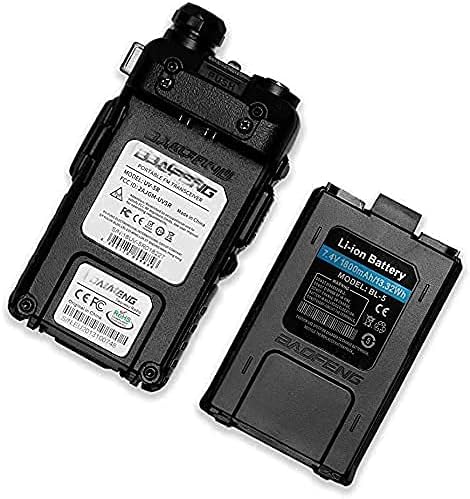 6 Pack Nicama Baofeng UV-5R Dual Band Two 144-148/420-450Mhz Walkie 1800mAh Li-ion