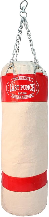 Heavy Duty Pro Punching Bag with Chains Empty, Red