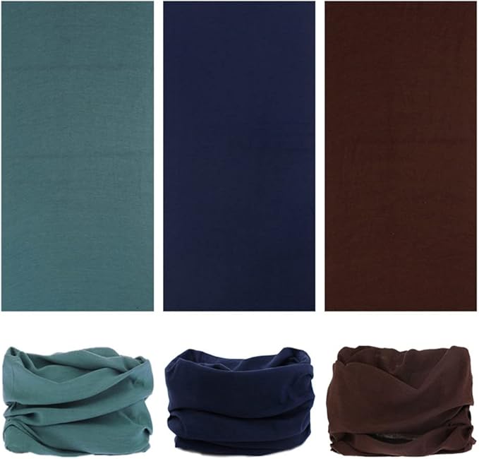 Headband Neck Gaiter Head Wrap Headwear Face Mask Magic Scarf Bandana for Men and Women