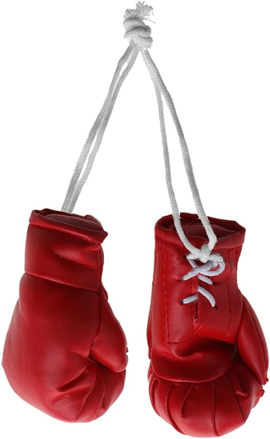 Mini Boxing Gloves - Miniature Accessories for Hanging Bag, Decorative Toys for Home, Car, Christmas Party Decor