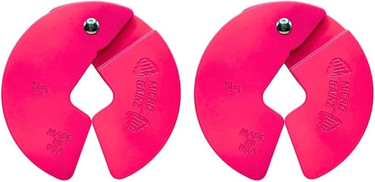 Micro Gainz Dumbbell Fractional 1.25lb Weight Plate, Ideal for Micro Loading, (Choose Color) 2 Piece Fractional Weight Plates, Designed for Dumbbell Training, Made In USA