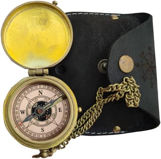 MAI Thoreau's Go Confidently Quote Engraved Compass