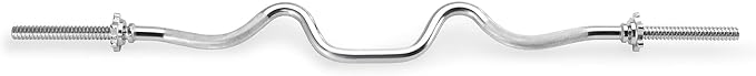 Marcy 1 inch Standard Curl Bar with Spin-Lock